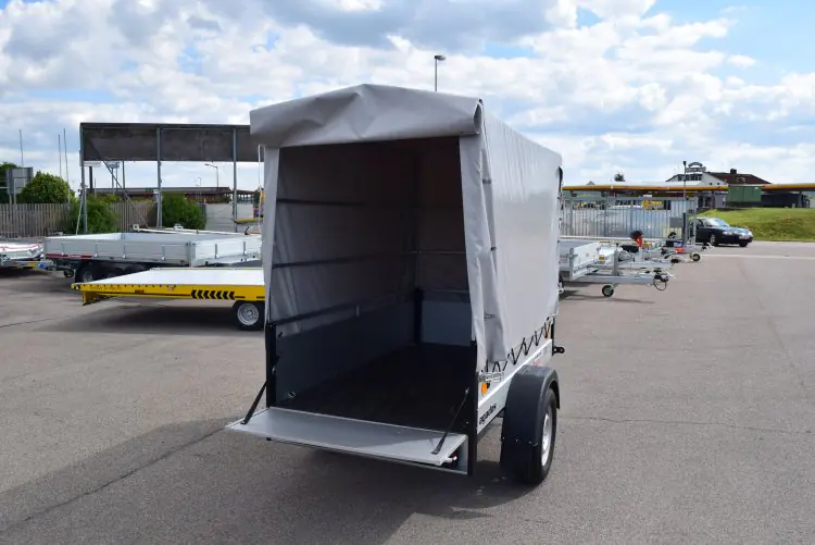 agados alux 3 aluminum sideboards + railing + tarpaulin