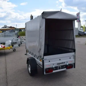 agados alux 3 aluminum sideboards + railing + tarpaulin